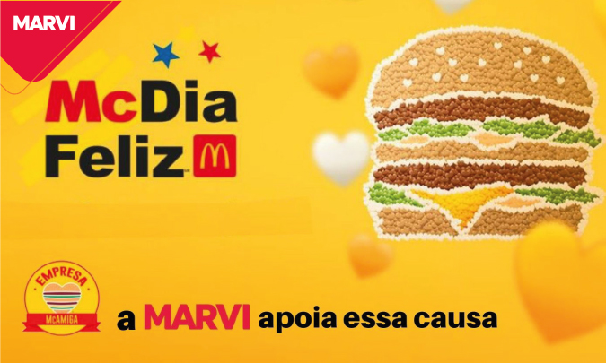 Marvi distribui vouchers do McDonald's para seus colaboradores