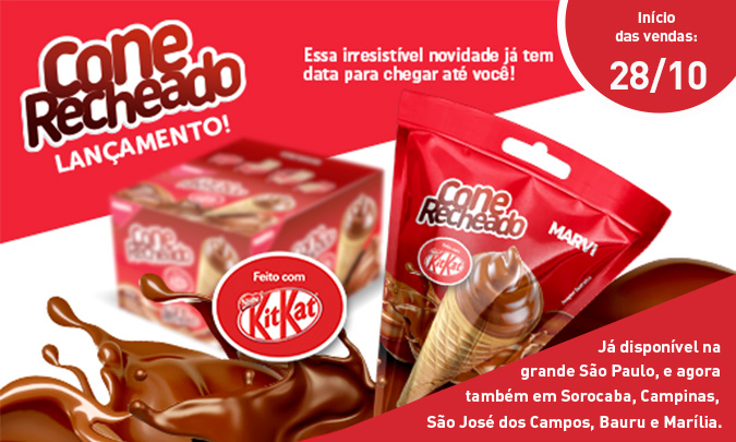 O cone mais amado agora pertinho de voc!#KitKat mania