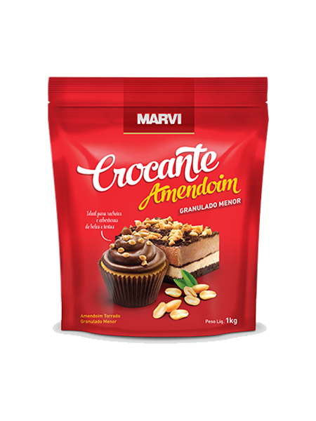 Crocante Amendoim 400g, 1kg, 5 e 25kg