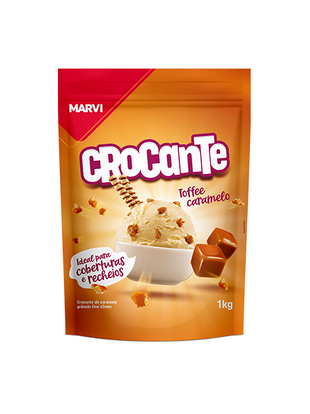 Crocante Toffee 1kg e 25kg