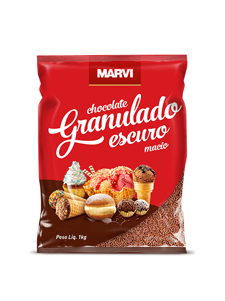 Granulado Escuro 500g, 1kg, 5kg e 25kg