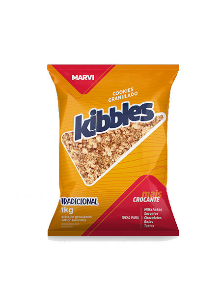 Kibbles 1kg e 3kg (Baunilha e Black)